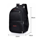 Men's Waterproof Casual Laptop Backpack Large Capacity Teenagers Schoolbags