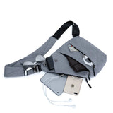 Men's Waterproof Messenger Bag Anti-theft Gun Bag