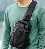 Men Women Chest Bag Backpack Business Leisure Multi-Functional Messenger Bag