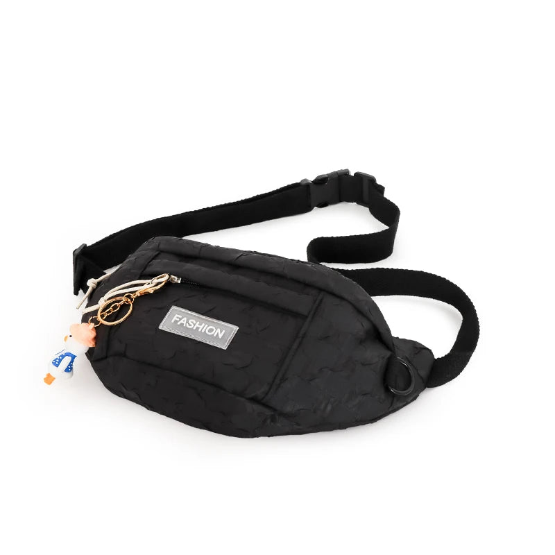 Checkerboard Crossbody Bag Oxford Chest Bag