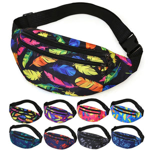 Unisex Waist Bag Fanny Pack Crossbody Travel Wallet Nylon Purse