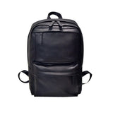 Leather Laptop Backpack Women Men Travel School Rucksack