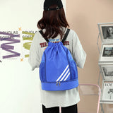 Basketball Bag Storage Dry Wet Separation Backpack Shoulder Drawstring