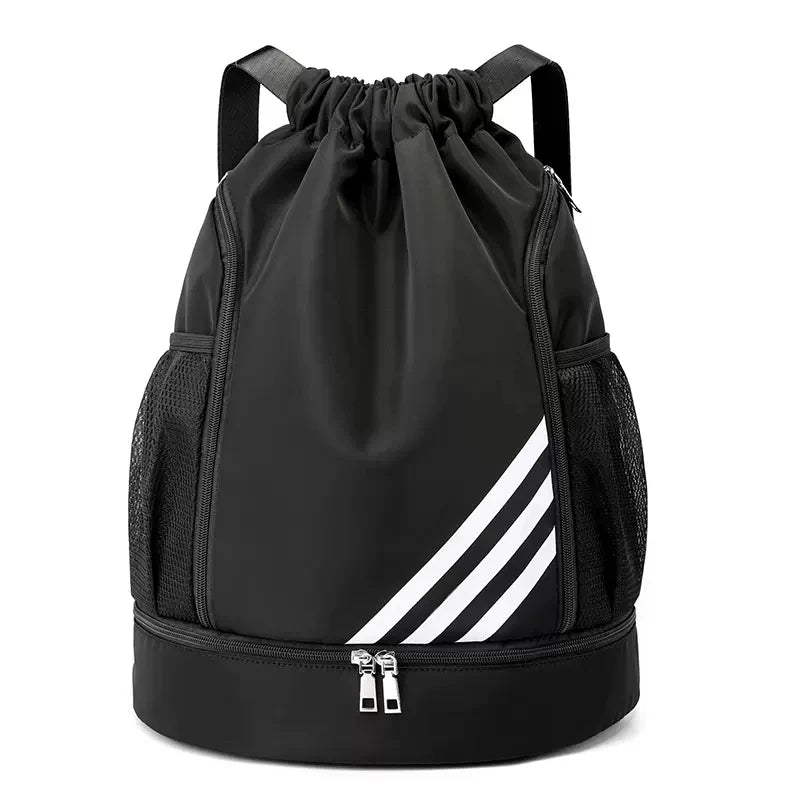 Basketball Bag Storage Dry Wet Separation Backpack Shoulder Drawstring
