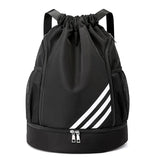 Basketball Bag Storage Dry Wet Separation Backpack Shoulder Drawstring