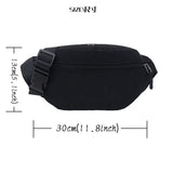 Pattern Print Chest Bag for Sports Running and Cycling
