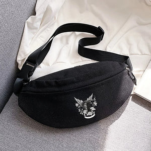 Outdoor Sports Waist Bag Snake Print Key Bag
