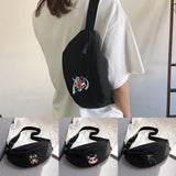 Samurai Print Waist Bag for Men and Women