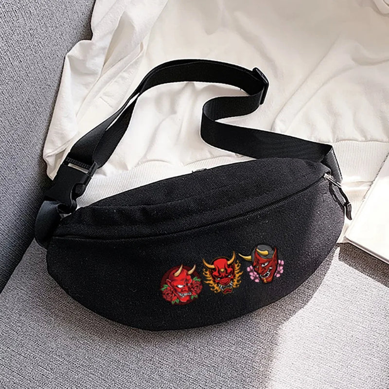 Monster Series Printing Waist Bag for Outdoor Sports