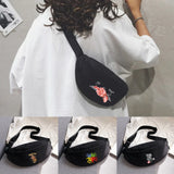 Gesture Printing Waist Bag for Youth Running and Cycling