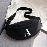 Unisex Outdoor Waist Bag with 26 Letter Printing