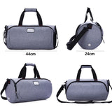 Cylinder Fitness Yoga Bag Shoulder Bag Folding Luggage Portable Travel Bag