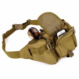 Men's Camouflage Chest Bag, Waterproof Travel Shoulder Messenger Clutch