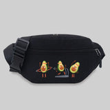 Large Phone Waist Bag Canvas Travel Fanny Pack for Men and Women