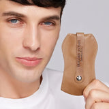 Men's Leather Mini Car Key Bag Small Waist Pull Large Capacity