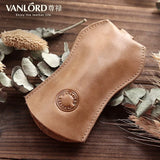 Men's Leather Mini Car Key Bag Small Waist Pull Large Capacity