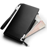 Men's Long Wallet Zipper Clutch Bag Multifunctional European Style