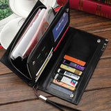 Men's Long Wallet Zipper Clutch Bag Multifunctional European Style