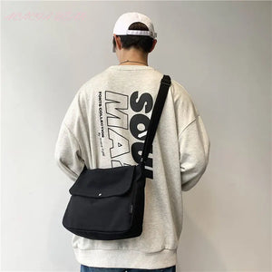 Canvas Messenger Bag Unisex Postman Shoulder Bag