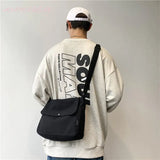 Canvas Messenger Bag Unisex Postman Shoulder Bag