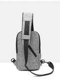 Men's Messenger Chest Bag USB Charging Multifunctional Travel Storage