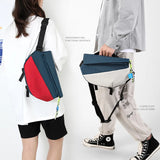 Men's Motorcycle Shoulder Messenger Bag - Sports Student Chest