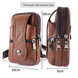 Men's Shoulder Bag Messenger Bag Casual Business Waist Bag