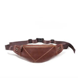Men's Waist Bag PU Retro Messenger Mobile Phone Bag