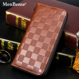 Men's Long Wallet Buckle Embossed Trifold Business 596