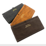 Men's PU Leather Wallet Long Business Handbag