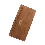Men's PU Leather Wallet Long Business Handbag