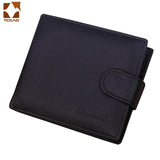 Men's Leather Short Wallet Hasp Purse Male Billetera Hombre