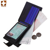 Men's Leather Short Wallet Hasp Purse Male Billetera Hombre