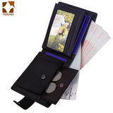 Men's Leather Short Wallet Hasp Purse Male Billetera Hombre
