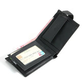 Men's Leather Short Hasp Wallet Purse