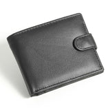 Men's Leather Short Hasp Wallet Purse