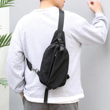 Men's Waterproof Chest Bag Large Capacity Single Shoulder Business Messenger