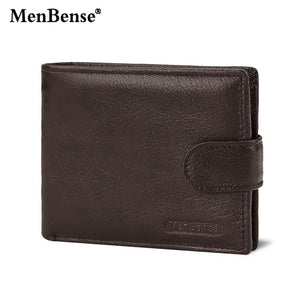 Men Short Wallets Leather Zipper Hasp Mini Purse Gentleman Male Bag