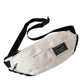 Canvas Waist Bag Outdoor Sports Riding Bag Casual Chest Bag Messenger Bag