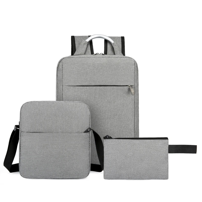 Men's USB Charging Waterproof Business Laptop Backpack