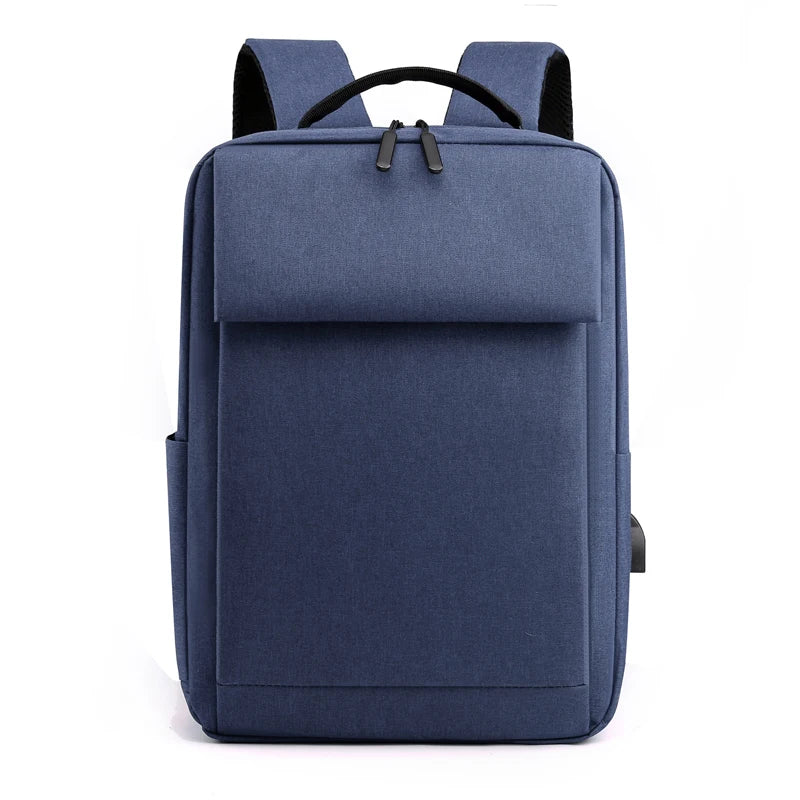 Waterproof Nylon Men's Backpack USB Charging Laptop Rucksack