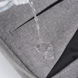 Waterproof Oxford Cloth Backpack USB Charging Rucksack