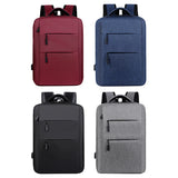 Waterproof Oxford Men's Laptop Backpack with Charging Port