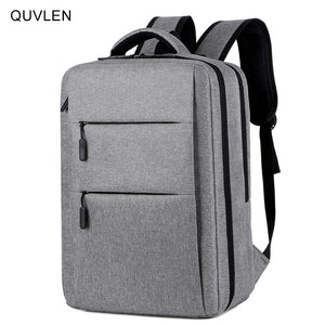 Waterproof Oxford Men's Laptop Backpack with Charging Port