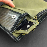 Mens Biker Cluth Wallet Army Green With Chain