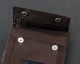 Boys Biker Canvas Bifold Wallet Purse with Long Chain Gift