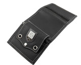 Men Boys Biker Canvas Trifold Wallet Purse with Chain
