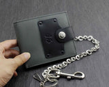 Mens Boys Biker Trucker Wallet With Long Key Chain