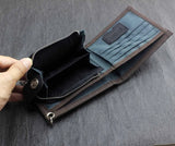 Mens Boys Biker Trucker Wallet With Long Key Chain