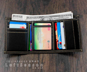 Casual Skull Wallet with Jeans Chain for Men Boys